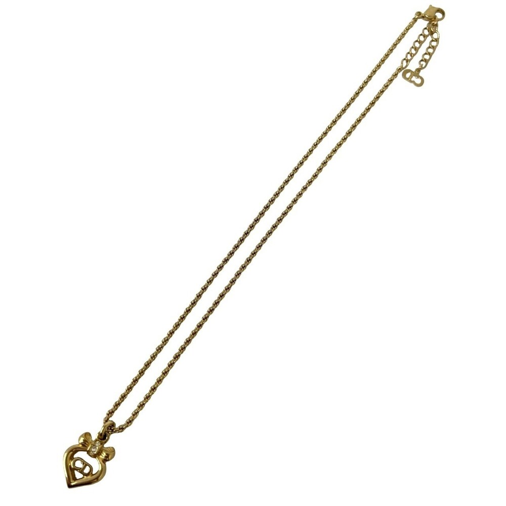 DIOR Gold Heart Necklace